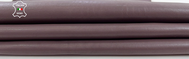 FADED PURPLE VEGETABLE TAN Thick Soft Italian Lambskin leather 7+sqf 1.1mm C1216