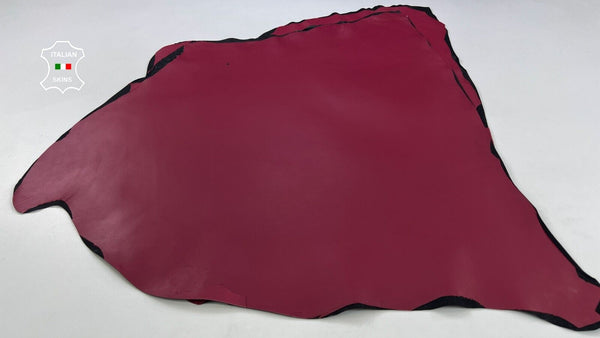 WINE RED BORDEAUX Thick Soft Lambskin STRETCH leather 2 skins 11+sqf 1.2mm C1783