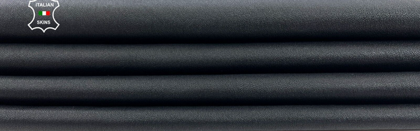 BLACK Very Soft Stretch Lambskin Sheep Lamb leather hides skins 6sqf 0.7mm C1731