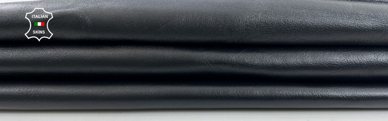 JET  BLACK Soft Italian Lambskin Sheep leather Bookbinding hide 6+sqf 0.9mm C780