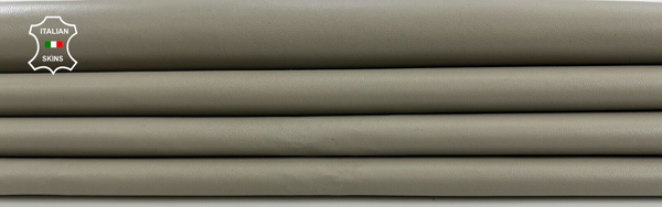 GREY Thin Soft Italian Lambskin Sheep Lamb leather hides skins 5sqf 0.6mm #C578