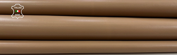 SAND DEEP NUDE Soft Italian Lambskin leather Bookbinding 4sqf 0.8mm #C2073