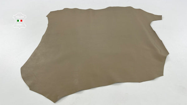 khaki beige Soft Italian Lambskin leather hide Bookbinding 4+sqf 1.0mm #C1452