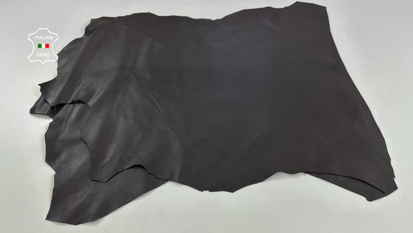 CHOCOLATE BROWN Italian Lambskin Sheep Lamb leather 2 skins 9sqf 0.8mm #C2948