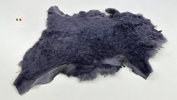 OLD MAUVE Soft Italian sheepskin Hair on fur Leather Lamb hides 18"x24" #C2720