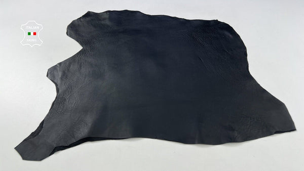 NATURAL BLACK Soft Italian STRETCH Lambskin Sheep leather hide 4+sqf 1.0mm C2049