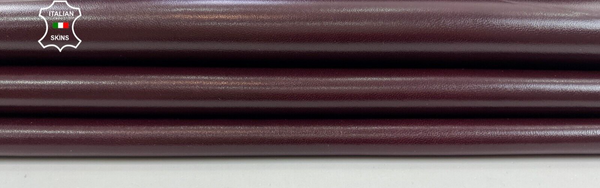 WINE BORDEAUX SHINY Soft Italian Lambskin leather Bookbinding 5sqf 0.8mm C1792