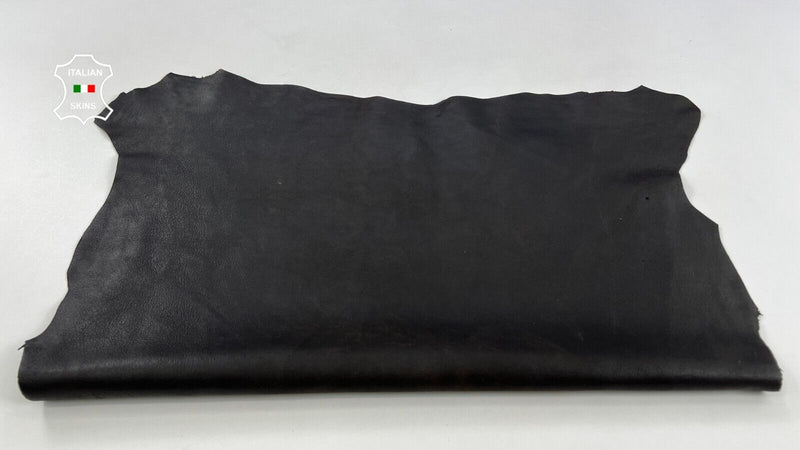 VERY DARK BROWN ROUGH Thick Soft Itlian Goatskin Goat leather 4+sqf 1.1mm C2107