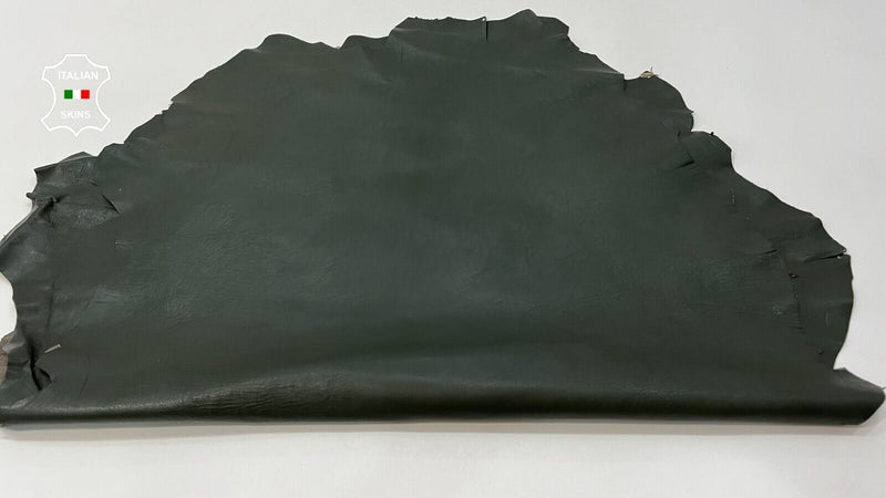 ARMY GREEN Soft Italian Lambskin Sheep leather hides 2 skins 14+sqf 0.9mm #C252