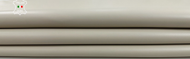 BEIGE Soft Italian Lambskin Sheep leather hides Bookbinding 7sqf 0.8mm #C2879