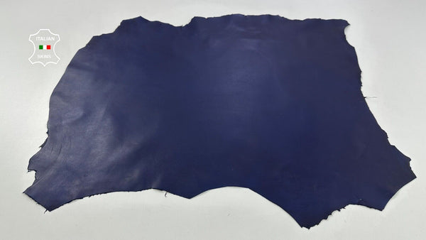 INK BLUE SMOOTH Strong Italian Goatskin Goat leather 4+sqf 1.0mm #C2739