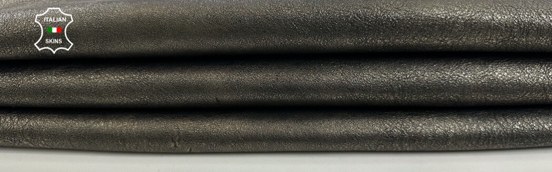 METALLIC OLD BRONZE ANTIQUED ROugh Soft Goatskin leather hides 5sqf 1.0mm #C2571