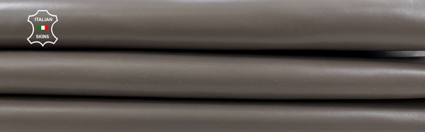 TAUPE GREY  Thick Smooth Italian Goatskin Goat leather hides 7sqf 1.4mm C1613