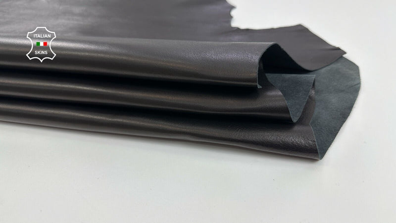 JET BLACK Soft Lambskin Sheep leather hides skins Bookbinding 6sqf 0.9mm #C2868