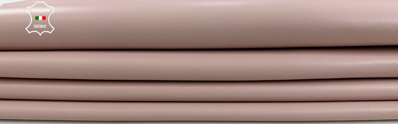 NUDE PINK BACKED Soft Italian Lambskin Sheep leather 2 skins 12sqf 1.0mm #C2733