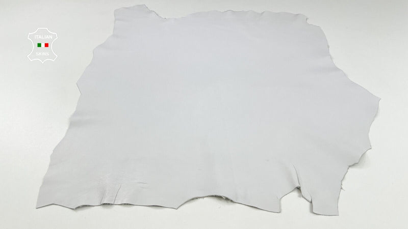 OFF WHITE Soft Italian Lambskin Sheep Lamb leather hide skins 6sqf 0.9mm #C1973