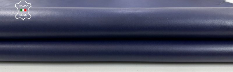 INK BLUE SMOOTH Strong Italian Goatskin Goat leather 4+sqf 1.0mm #C2739