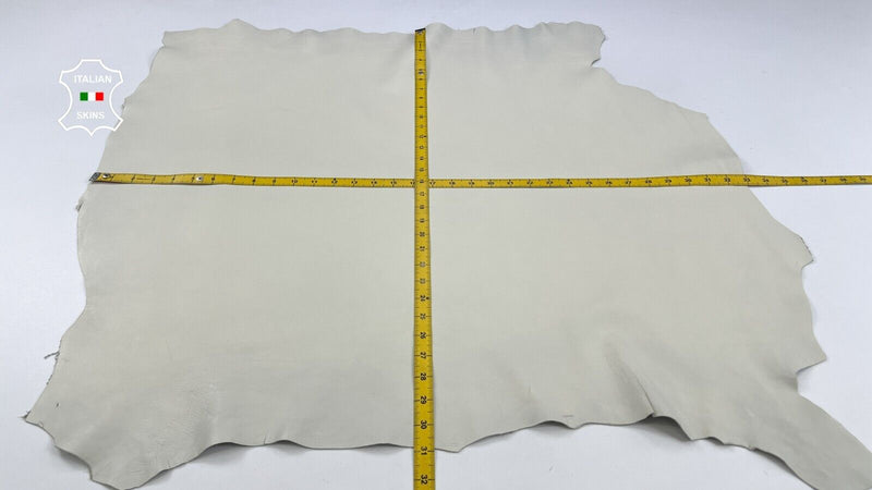 IVORY Thick Soft Italian Lambskin Sheep Lamb leather hides 7sqf 1.1mm #C2071