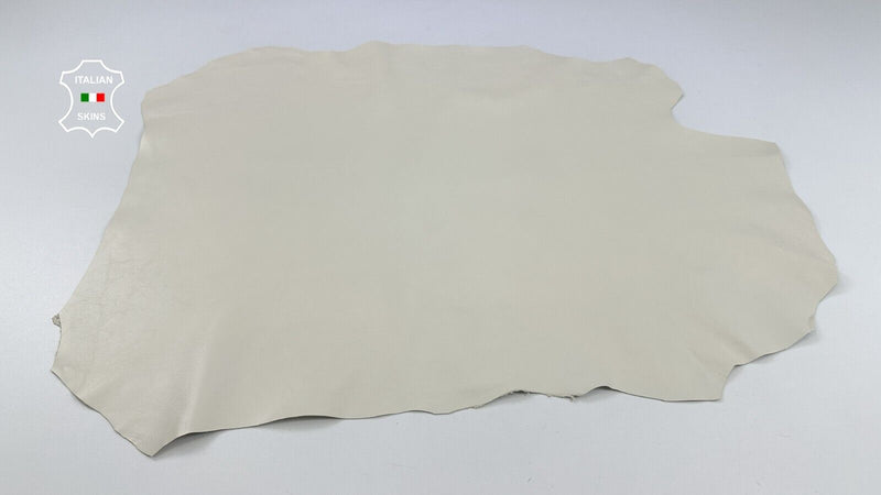 IVORY Italian Lambskin Sheep Lamb leather hides Bookbinding 6sqf 0.8mm #C2272