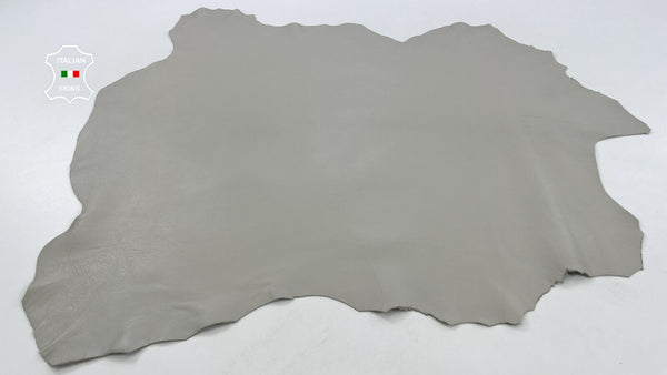 LIGHT GREY Thick Soft Italian Lambskin leather skins hides 7sqf 1.1mm #C1457