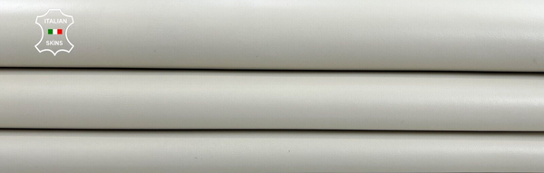 OFF WHITE Thick Italian Lambskin Sheep leather hides skins 8+sqf 1.2mm #C1416