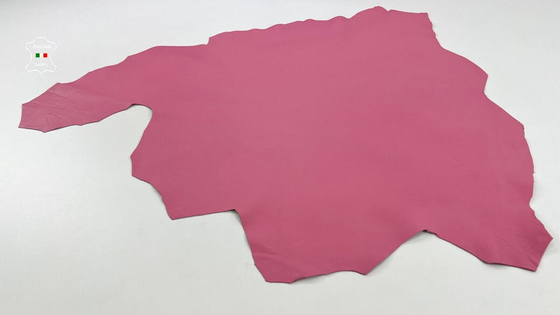 PINK Thick Soft Italian Lambskin sheep Lamb leather hides skins 6sqf 1.1mm C671