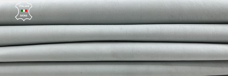 UNDYED GREY NUBUCK BACKED Italian Goatskin leather 4 skins 14sqf 0.7mm #C1605