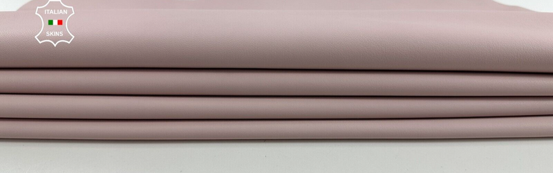 BOIS DE ROSE PINK Soft Italian Lambskin Sheep leather hides 6+sqf 0.7mm #C2878