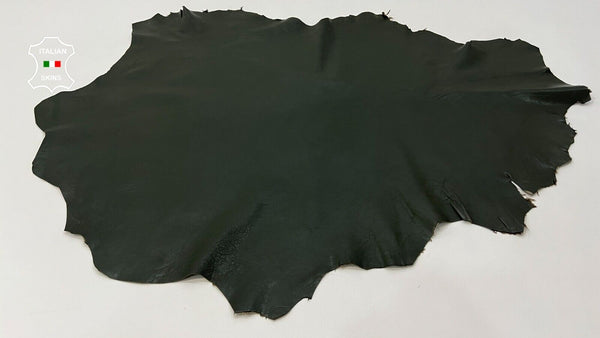 DARK OLIVE GREEN Thick Soft Italian Lambskin Lamb leather hides 7sqf 1.1mm #C411