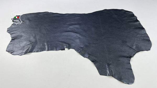 PEARLIZED GUNMETAL Thick Soft Italian Lambskin leather hides 5sqf 1.2mm #C1854