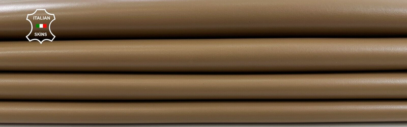 SAND LIGHT BROWN Soft Italian Lamb leather Bookbinding 2 skins 10sqf 0.9mm C1105