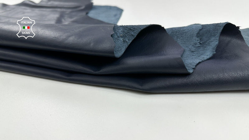 DARK BLUE Soft Italian Lambskin Sheep Lamb leather Bookbinding 7sqf 0.7mm #C3009