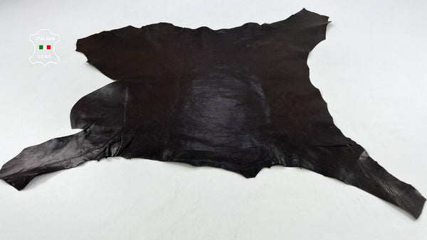 DARK BROWN ROUGH Soft Italian Goatskin Goat leather skin hides 5sqf 0.9mm #C1603