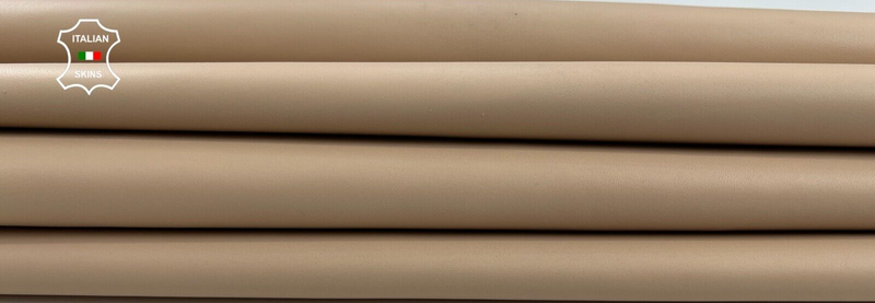 NUDE SMOOTH Thin Italian Goatskin Goat leather hides 2 skins 10sqf 0.6mm C2103