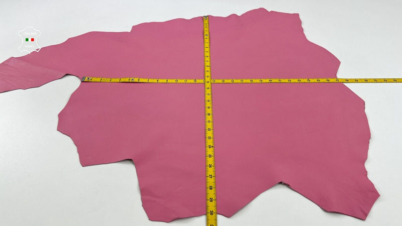 PINK Thick Soft Italian Lambskin sheep Lamb leather hides skins 6sqf 1.1mm C671