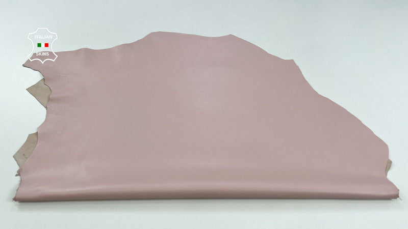 BABY PINK Thin Soft Italian Lambskin Sheep Lamb leather hides 6sqf 0.6mm #C1964