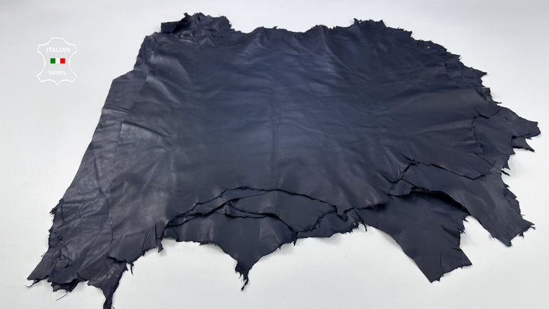 DARK BLUE Soft Italian Lambskin Sheep leather hides 5 skins 22sqf 0.7mm #C2300