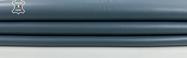 GREYISH BLUE Soft Italian Lambskin Sheep Lamb leather hides 4sqf 1.0mm #C3007