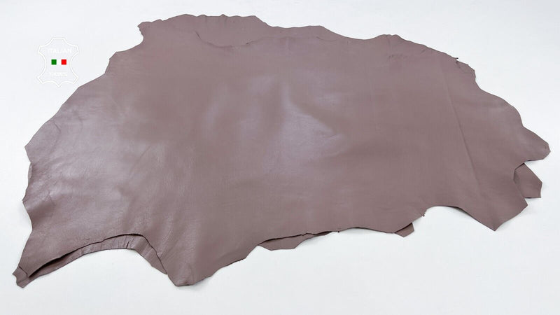 HEATHER PALE MAUVE Soft Italian Lambskin leather hide 2 skins 12sqf 0.7mm #C1117