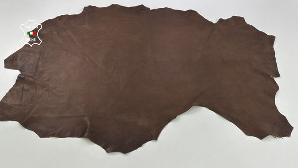 NATURAL BROWN Soft Italian Lambskin Sheep Lamb leather hides 8+sqf 0.8mm #C2947