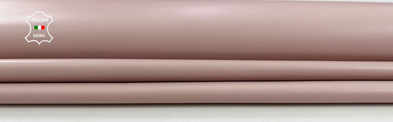 BABY PINK Thin Soft Italian Lambskin Sheep Lamb leather hides 6sqf 0.6mm #C1964