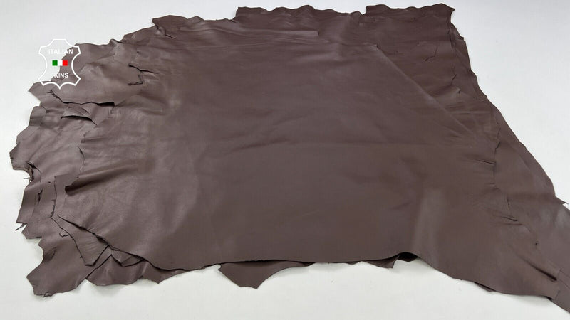 RUSSET BROWN Soft Italian Lambskin leather hides 5 skins 30+sqf 0.8mm #C2055