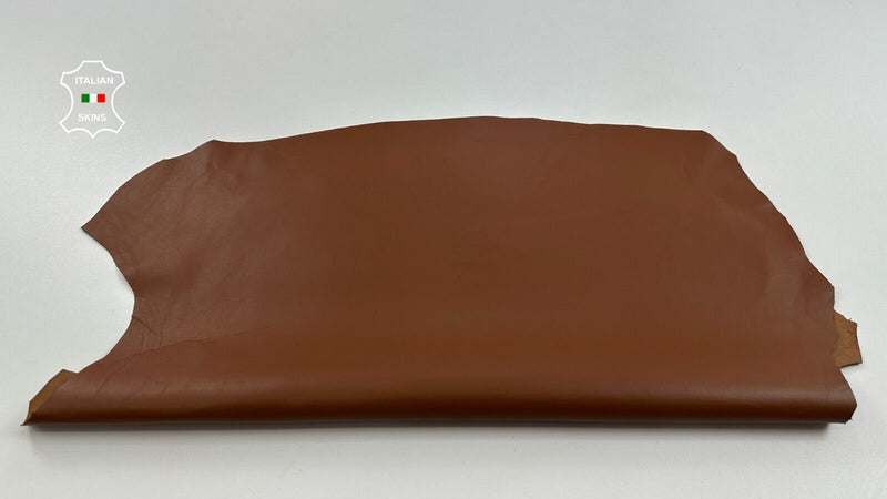 RUST TAN BROWN Italian Goatskin Goat leather hides skins 5sqf 0.8mm #C3043