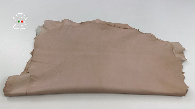 NATURAL NUDE PINK NAKED Soft Italian Lambskin leather 2 skins 10sqf 0.9mm #C2304