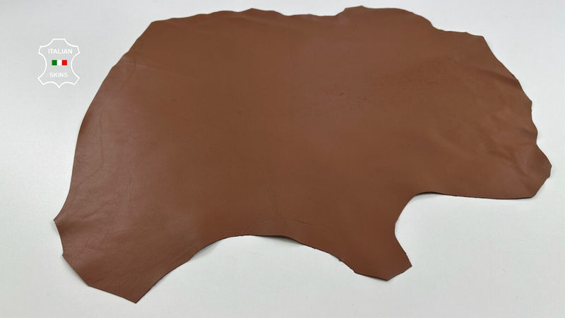 RUST TAN BROWN Italian Goatskin Goat leather hides skins 5sqf 0.8mm #C3043