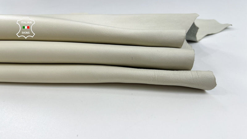 IVORY Thick Soft Italian Lambskin Sheep Lamb leather hides 7sqf 1.1mm #C2071