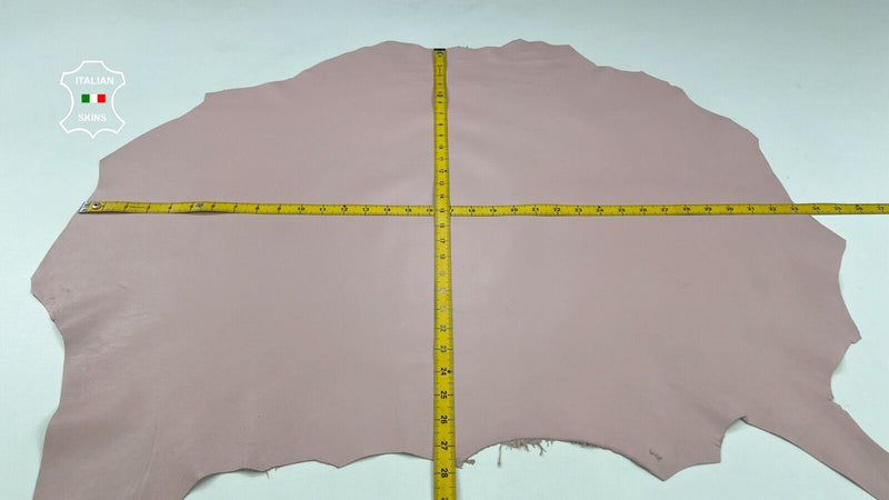 BABY PINK Thin Soft Italian Lambskin Sheep Lamb leather hides 6sqf 0.6mm #C1964