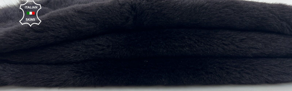 DARK BROWN Short HAIR On sheepskin Shearling Leather fur 15"x26" #C1188