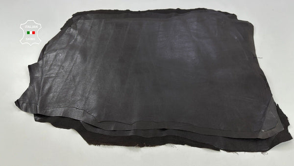 DARK BROWN Thin Soft STRETCH Backed Lambskin leather 3 skins 15sqf 0.6mm #C2935