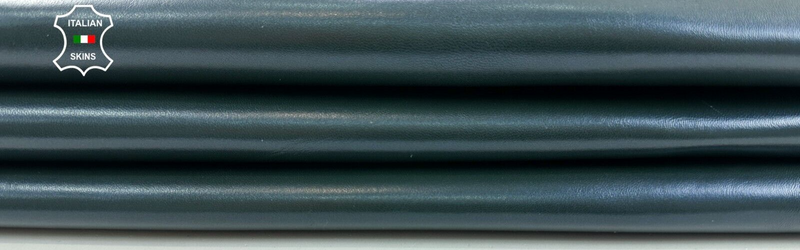 DARK PETROL PEARLIZED Strong Italian Goatskin leather hides 4+sqf 1.0mm #C2181